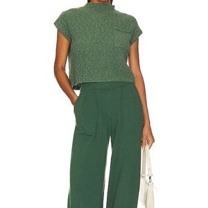 Free People Green Freya Sweater Set